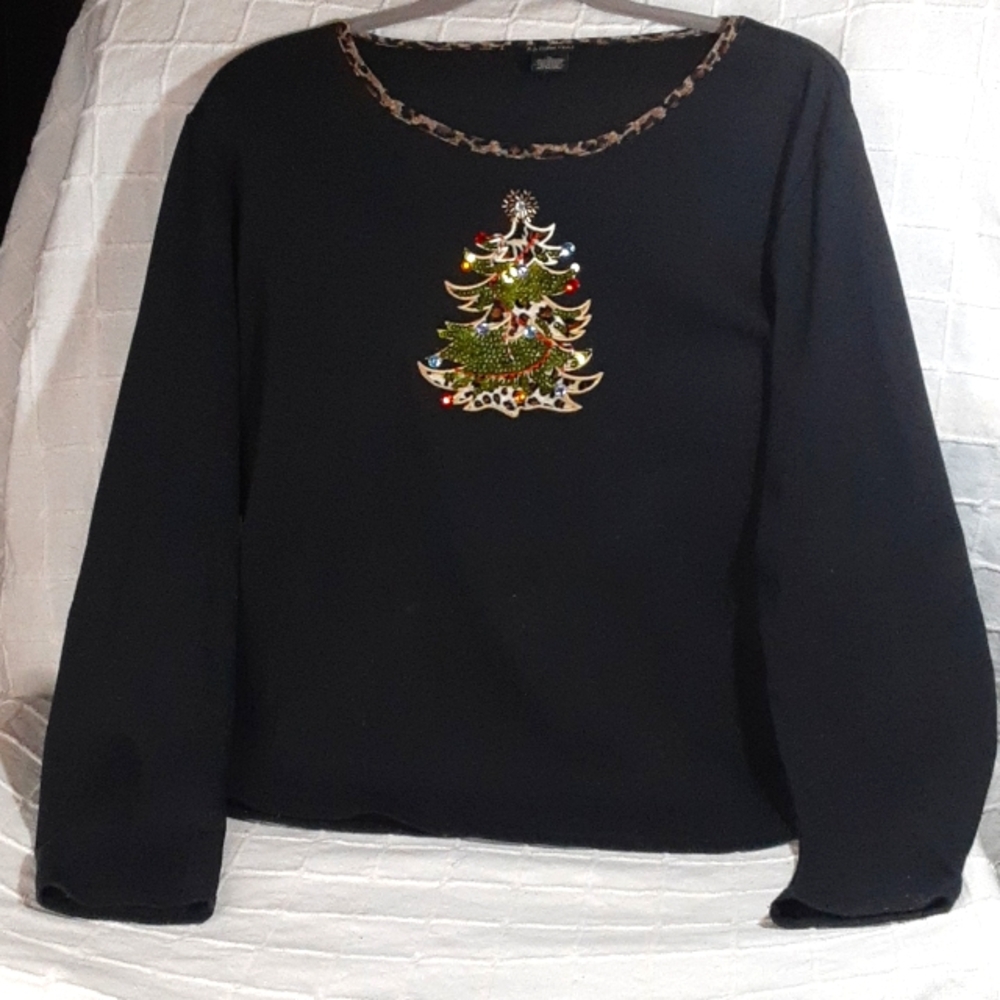 KB Collections Christmas Top sz XL